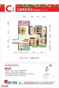 C户型117.93㎡