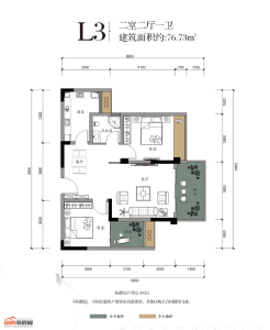 L3戶型76.73㎡