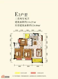 E2户型114.25㎡