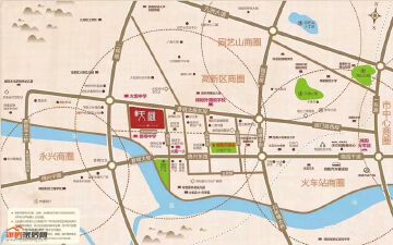 长虹天樾区位图