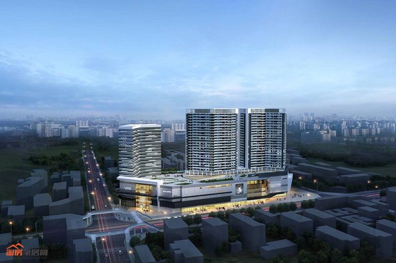 嘉来南河广场效果图