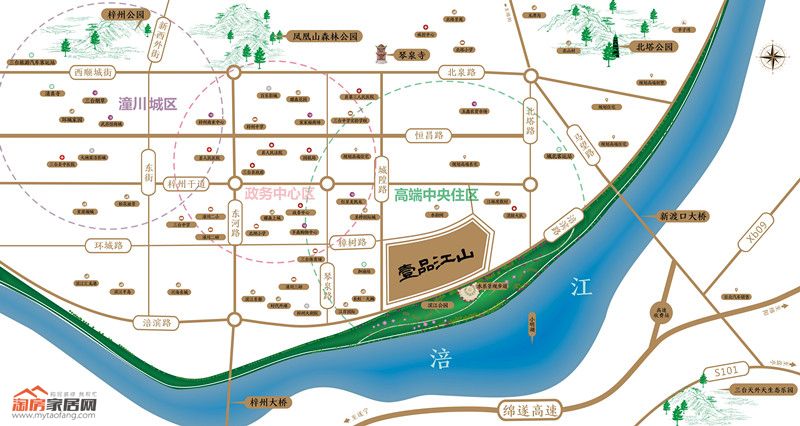 壹品江山区位图