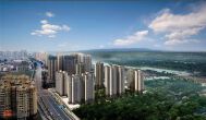 恒跃名城实景合成图