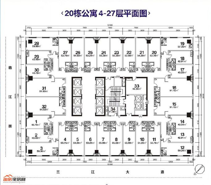 20#公寓户型图