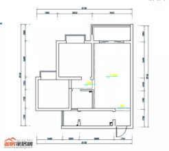 喜来公社76平方户型简美装修案例分享