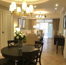 淘房装修案例分享：绵阳120平现代美式风格 越住越舒服