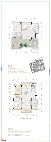 溪涪和院B4户型167-177㎡户型图