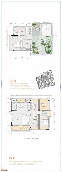 溪涪和院D4户型222.89-223.41㎡户型图