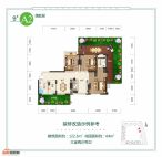 江岸国际A2户型偶数层