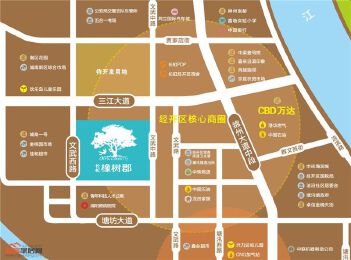 长虹橡树郡区位图