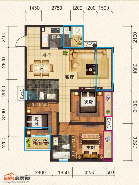 南城誉峰A5户型图户型图