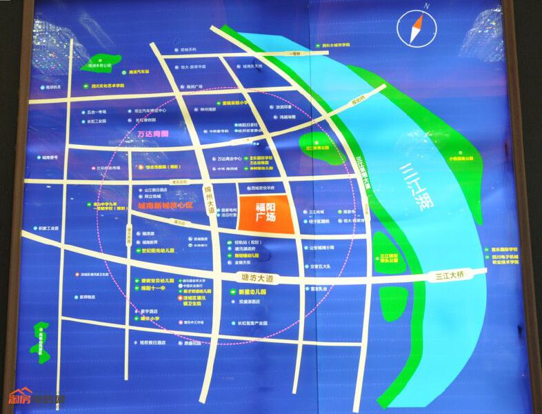 福阳广场区位图