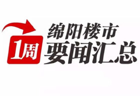 一周楼市：绵阳已完成209亿投资；各楼盘持续销售中