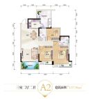 瀚山1号A2户型107.96㎡