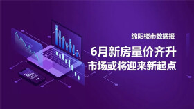 绵阳楼市数据报：6月新房量价齐升 市场或将迎来新起点