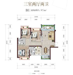 华驰书院B1户型