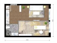 成都建发第五大道46㎡户型