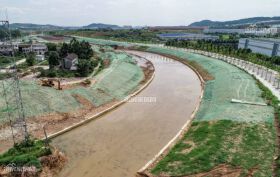 绵阳草溪河综合整治工程即将进入景观美化阶段