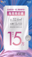 华润置地·中央公园推出52.6㎡特价铺
