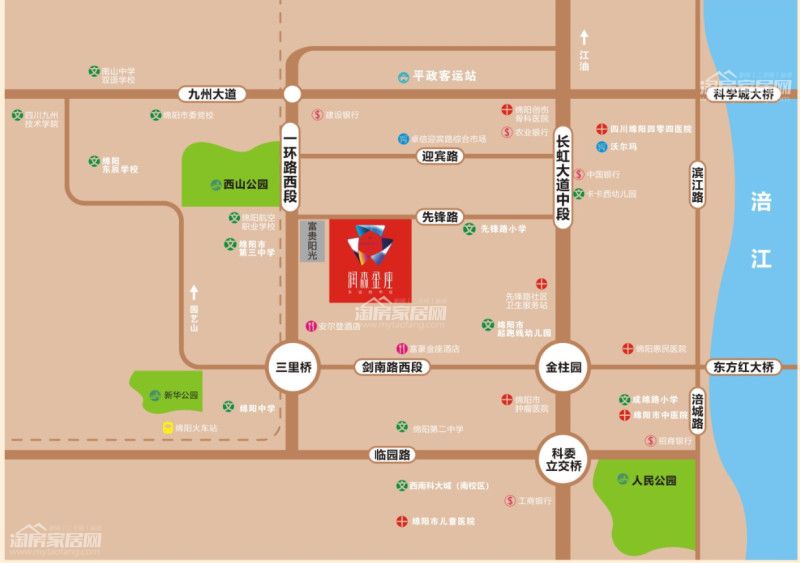 润森金座区位图
