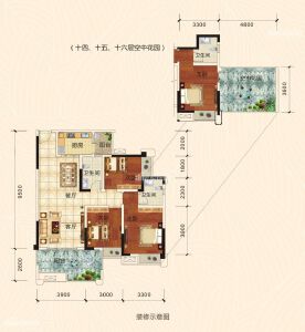 润森金座B1户型107.08㎡