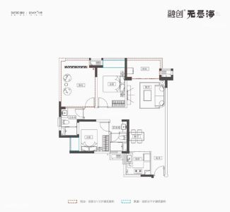 融创无忌海C-3户型94㎡