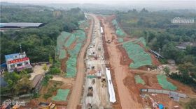 绵安快速通道改造提升工程年底将全线竣工通车！