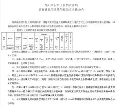 土拍预告：安州区三宗地块“回锅”拍卖，合计227.99亩