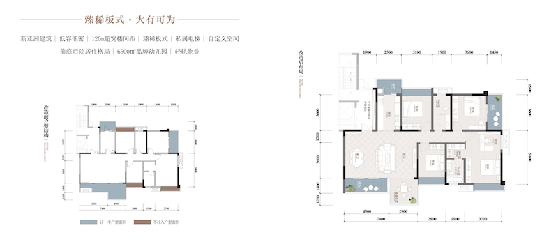 西城君悦华府H户型图