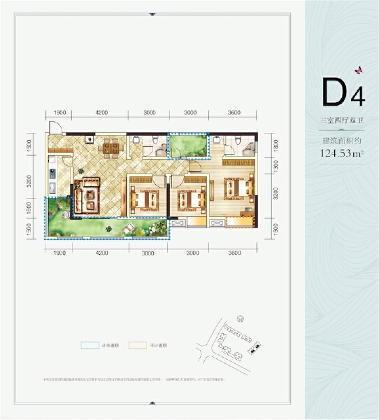 春天里D4户型图
