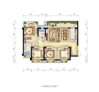塘汛片区 万达天澜四房138万