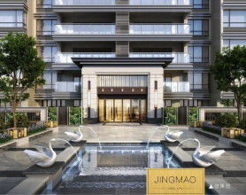 景茂誉府临时营销中心接受咨询