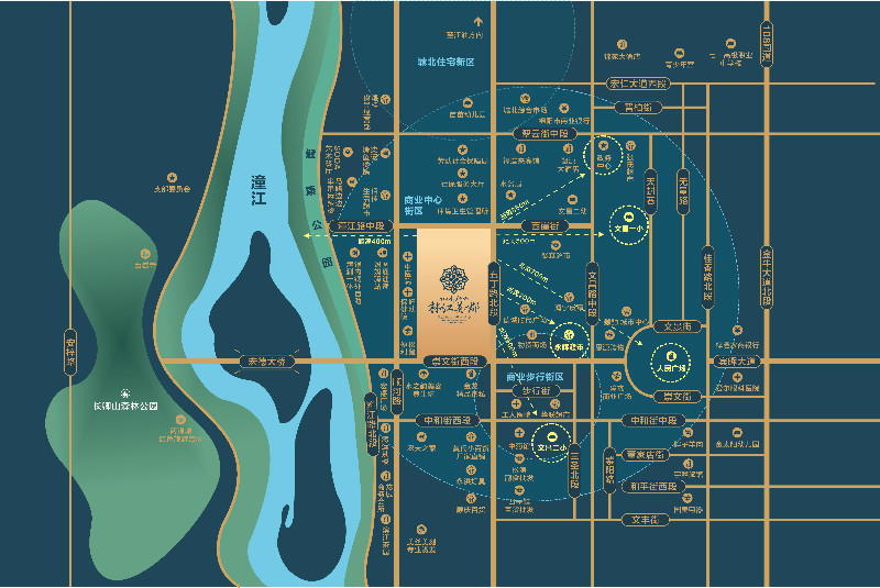 林江美郡区位图