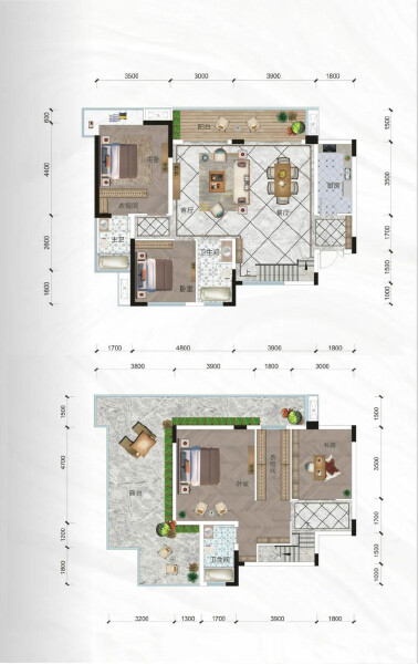 状元府邸B2户型户型图