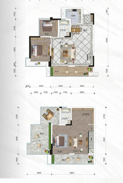 状元府邸D1-2户型户型图