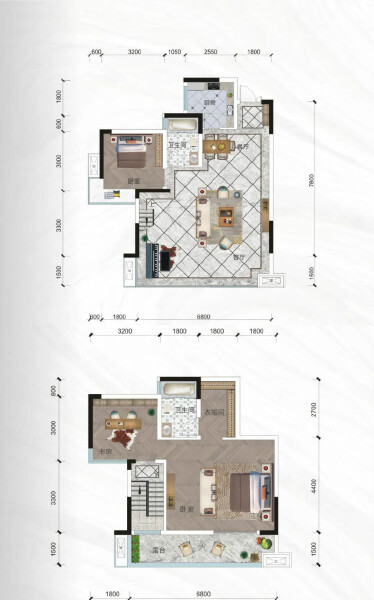 状元府邸E2户型户型图