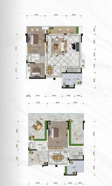 状元府邸A2户型户型图