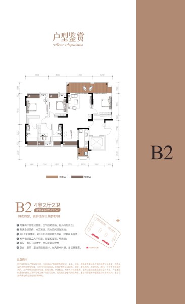 B2户型户型图