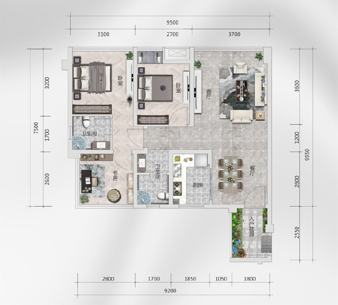 高又高新天骄A1户型图户型图