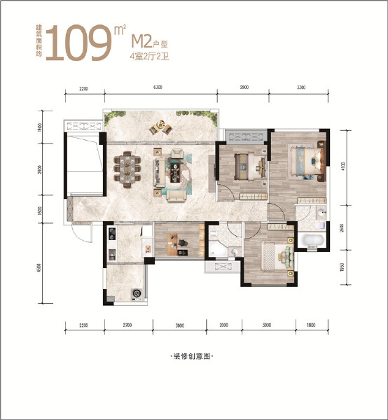 M2户型图户型图