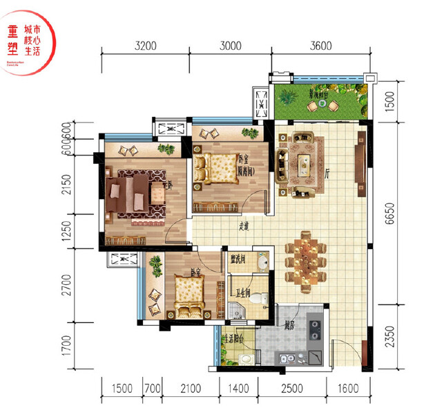 A3户型户型图