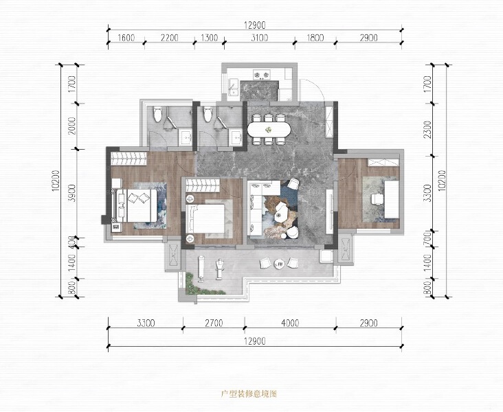 骏邦美院D户型图户型图