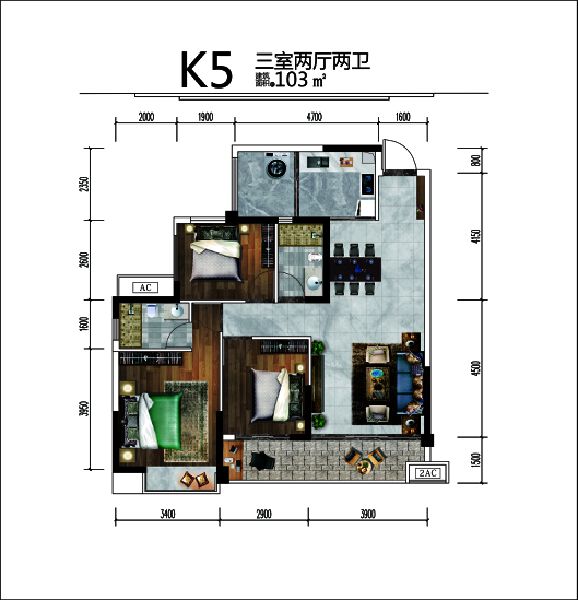 K5（天筑）户型图