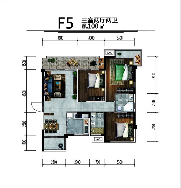 F5（天筑）户型图