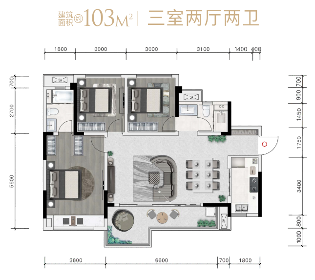 A4户型户型图