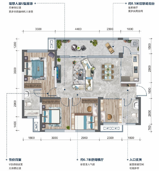 D1户型图