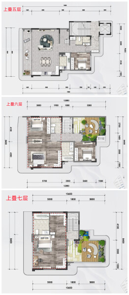 上叠户型图