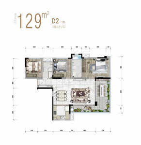 D2户型图