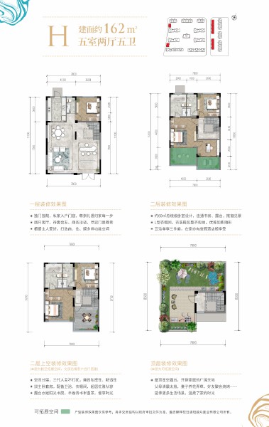 H户型（商墅）户型图