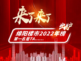 来了来了，绵阳楼市2022年榜出炉，第一名是ta......